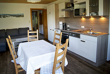 Wohnzimmer und Küche